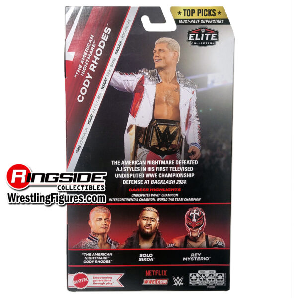 cody rhodes elite top picks 2025