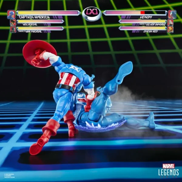 captain america vs. venom 2pc marvel legends