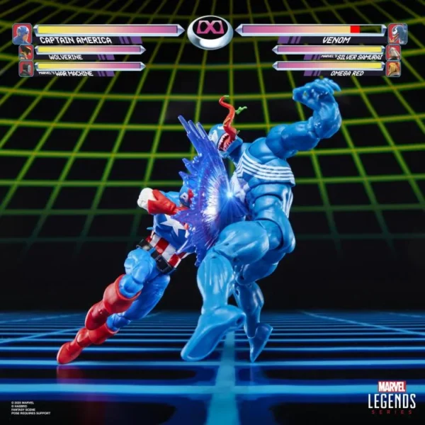 captain america vs. venom 2pc marvel legends