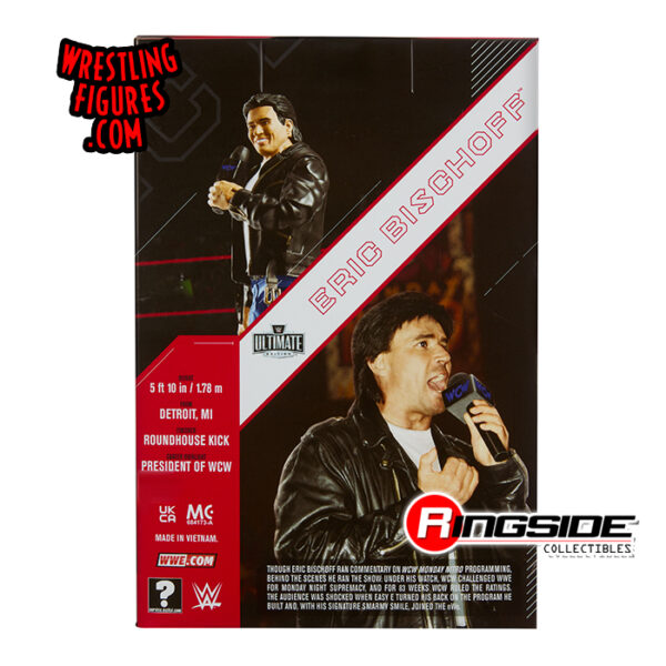 ring a escala wcw nitro (incluye figura exclusiva ultimate edition de eric bischoff)