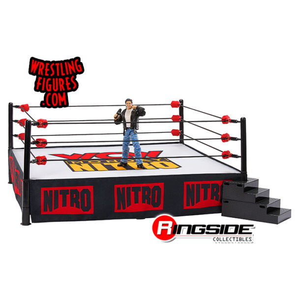 ring a escala wcw nitro (incluye figura exclusiva ultimate edition de eric bischoff)