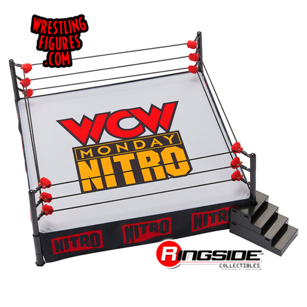 ring a escala wcw nitro (incluye figura exclusiva ultimate edition de eric bischoff)
