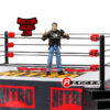 ring a escala wcw nitro (incluye figura exclusiva ultimate edition de eric bischoff)