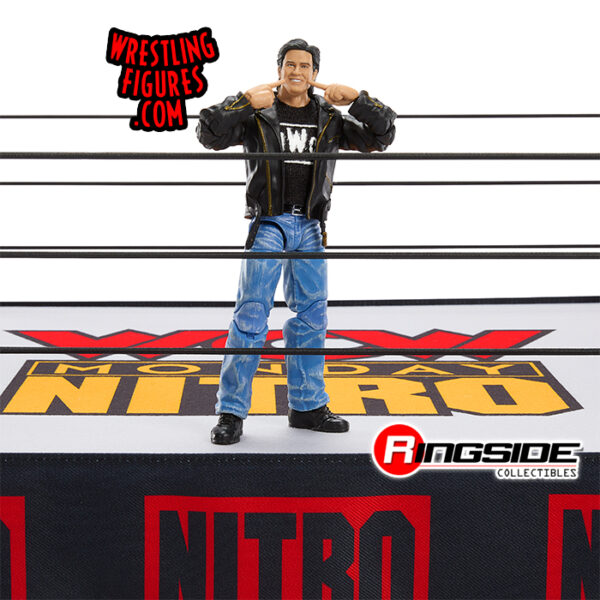 ring a escala wcw nitro (incluye figura exclusiva ultimate edition de eric bischoff)