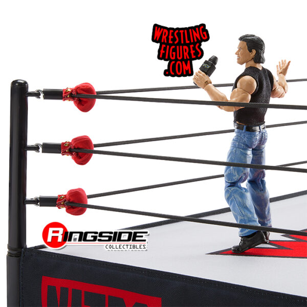 ring a escala wcw nitro (incluye figura exclusiva ultimate edition de eric bischoff)