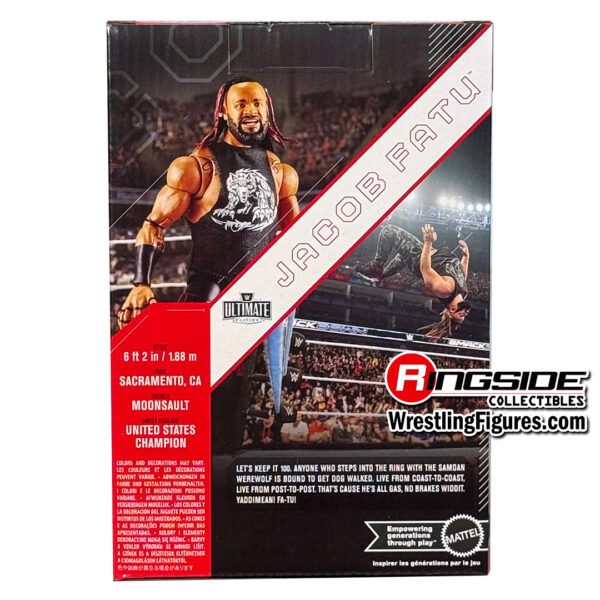 ring a escala smackdown (incluye figura exclusiva ultimate edition de jacob fatu)