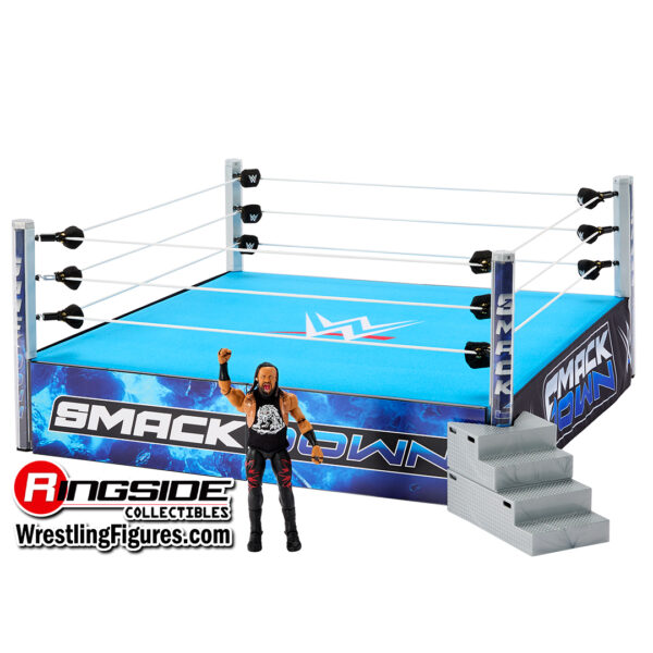 ring a escala smackdown (incluye figura exclusiva ultimate edition de jacob fatu)
