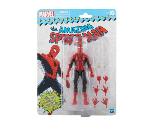spider man marvel legends retro