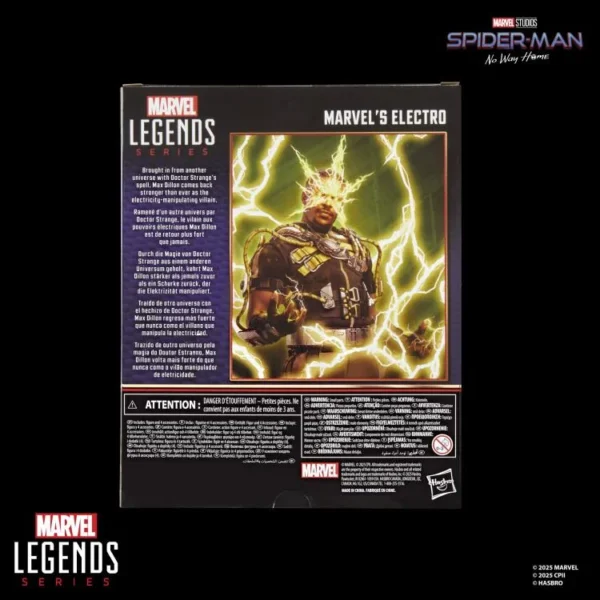 electro (spider man: no way home) marvel legends